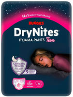 Huggies DryNites Nachtwindeln M&auml;dchen 13-17 Jahre, 27 St. 3X9 St