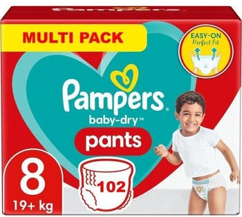 Pampers Baby Dry Pants Size 8 (+19kg) 108 pcs.