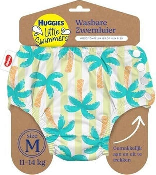 Huggies Little Swimmers Size 3-4 (7-15 kg) 1 Nappy Reusable Swimsuit with Tropical Pattern