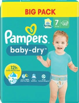 Pampers Baby Dry Gr. 7 (15+ kg) 42 St.