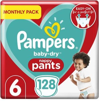 Pampers Baby Dry Pants Gr. 6 (15+ kg) 128 St.