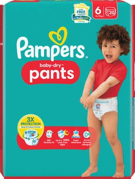 Pampers Baby Dry Pants Gr. 6 (14-19kg) 20 St.