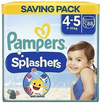 Pampers Splashers Gr. 4-5 (9-15 kg) 88 St.