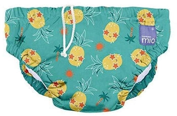 Bambino Mio Reusable Swim Nappy Pants for Babies and Toddlers Boys and Girls Pineapple Party M (6-12 Months)