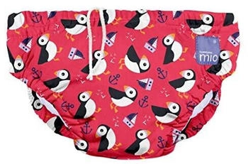 Bambino Mio Revolutionary Reusable Swim Nappy Pants Puffin Parade Medium (6-12 Months)
