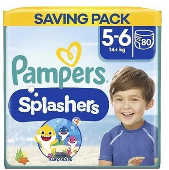 Pampers Splashers Gr. 5-6 (+14 kg) 80 St.