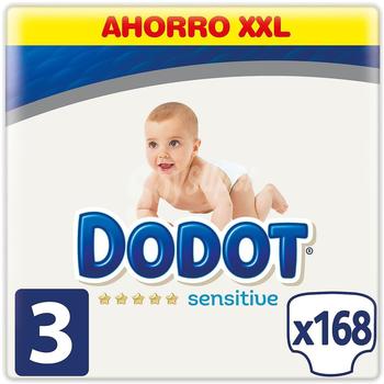 Dodot Sensitive size 3+ 168 units.