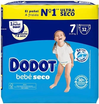 Dodot Bebé-Seco Size 7 (15 - 24 kg) 32 pcs
