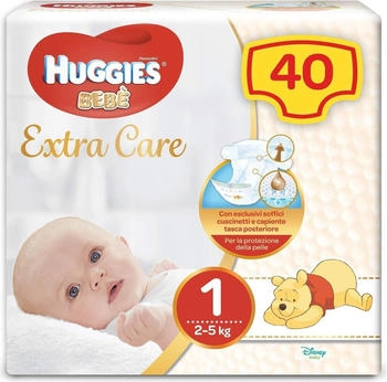 Huggies Extra Care size 1 (2&ndash;5 kg) 40 pcs.