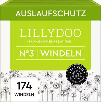 Lillydoo Windeln Gr. 3 (6-10 kg) 174 St.