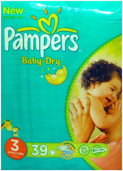 Pampers Baby Dry Gr. 3 (4-9 kg) 39 St.