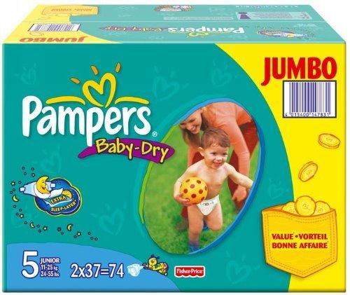 Pampers Baby Dry Gr. 5 (11-25 kg) 74 St.