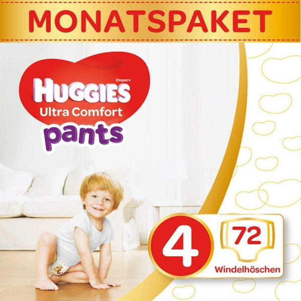 Huggies Ultra Comfort Pants Größe 4 (9-14 kg) 72 St.