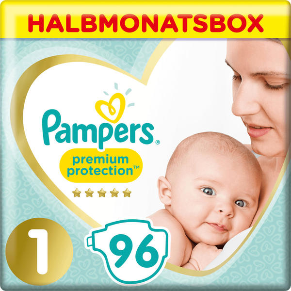Pampers Premium Protection New Baby Gr. 1 (2-5 kg) 96 St.