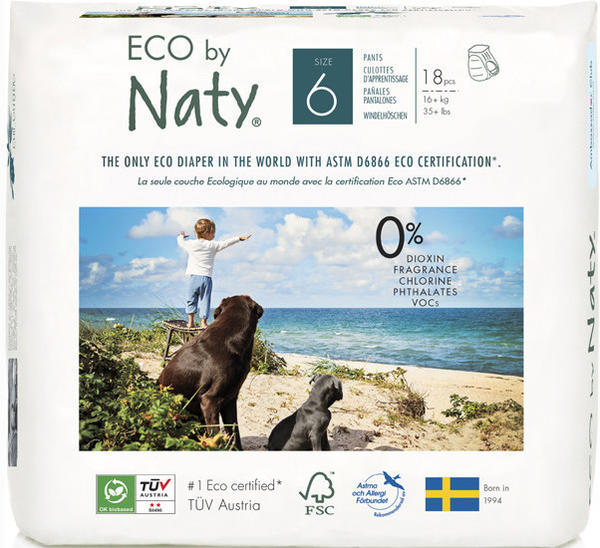 Naty Eco Diaper Pants Size 6