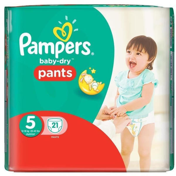 Pampers Baby Dry Pants Gr. 5 (12-18 kg) 21 St.