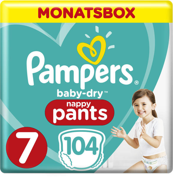 Pampers Baby Dry Pants Gr. 7 (17+ kg) 104 St.