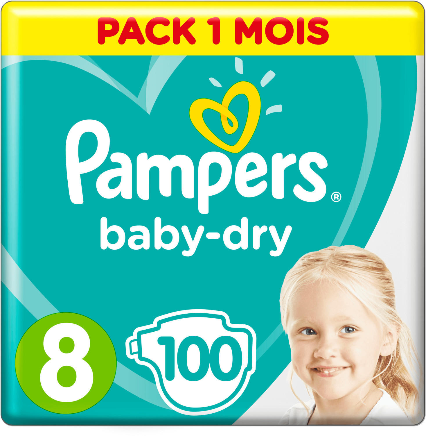 Pampers Baby Dry Gr. 8 (17+ kg) 100 St. Test TOP Angebote ab 45,00 € (April  2023)
