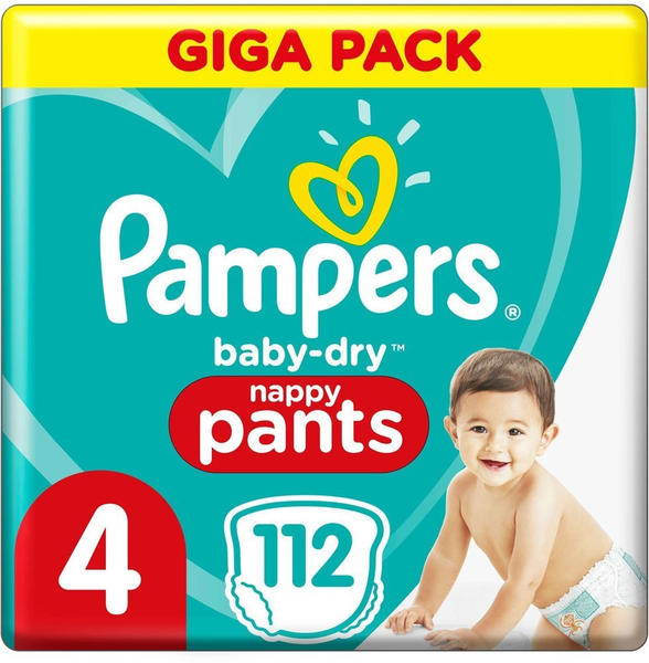 Pampers Baby Dry Pants Gr. 4 (9-15 kg) 112 St.