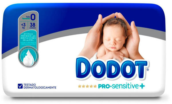 Dodot Pro Sensitive + size 0 (< 3kg)
