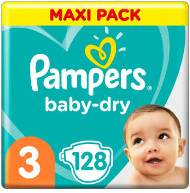 Pampers Baby Dry Gr. 3 (6-10 kg) 128 St.
