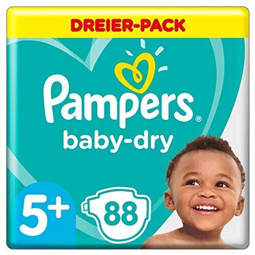 Pampers Baby Dry Gr. 5+ (12-17 kg) 88 St.