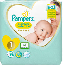 Pampers Premium Protection New Baby Gr. 1 (2-5 kg) 23 St.