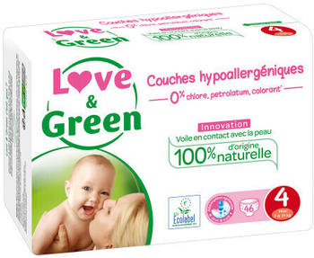 Love & Green Hypoallergenic nappies size 4 (7-14 kg)