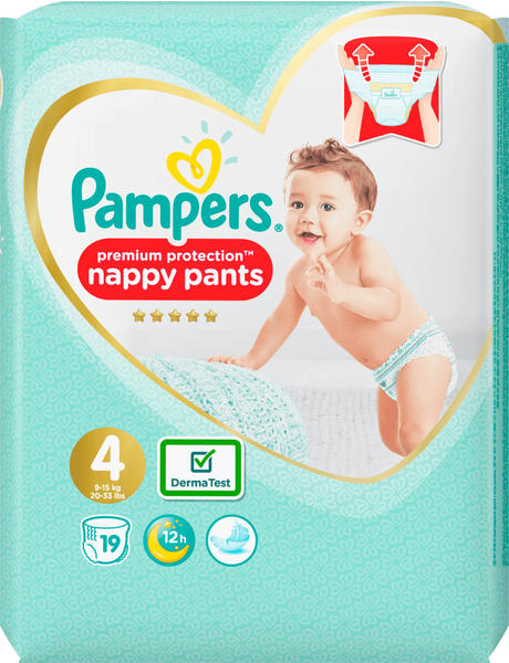 Pampers Premium Protection Pants Gr. 4 (9-15 kg) 19 St.