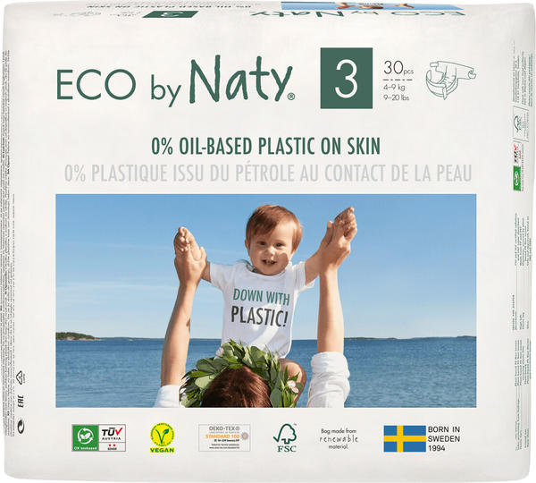 Naty Eco Größe 3 (4-9 kg) 30 Stk.