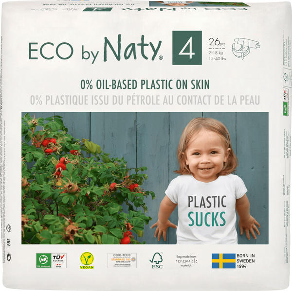 Naty Eco Size 4 (7-18 kg) 26 Stk.