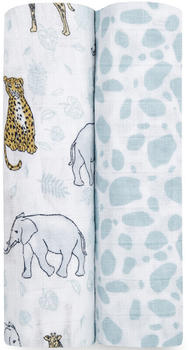 aden + anais Muslin Swaddle 120 x 120 cm (Pack of 2) Jungle