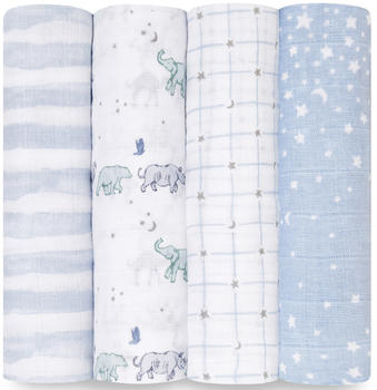 aden + anais Muslin Swaddle (Pack of 4) 120 x 120 cm Rising Star