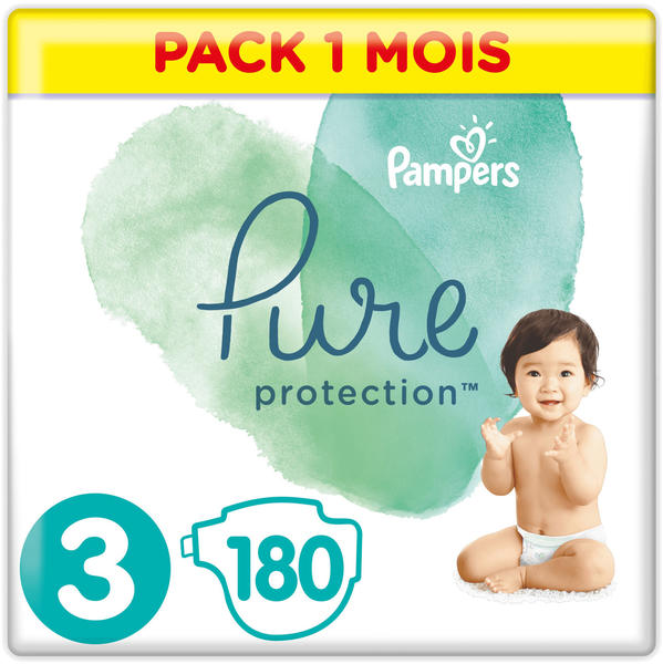 Pampers Pure Protection Gr. 3 (6-10 kg) 180 Stk.