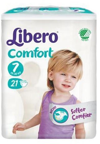 Libero Comfort Size 7 (15-30 kg) 21 pcs.