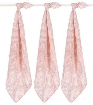 Jollein Mullwindeln (70 x 70 cm) 3er Pack pale pink