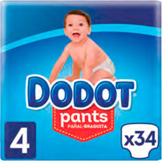 Dodot Pants size 4 (9-15 kg) (33 uds.)