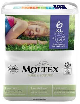 Moltex Pure & Nature XL S.6 (16-30 Kg) 21 pcs.