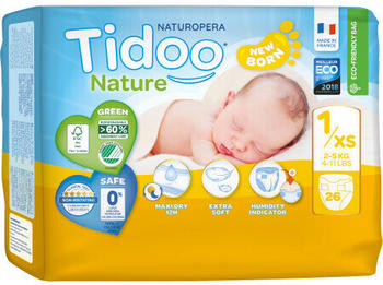 Tidoo Nature Size 1 (2-5 kg) 26 pcs