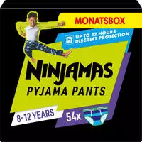 Pampers Ninjamas Pyjama-H&ouml;schen Raumschiff, 54 saugf&auml;hige Nachtwindeln, 8...