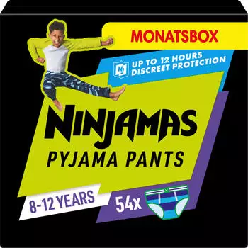 Pampers Ninjamas Pyjama Pants blau Gr.8 (+27 kg) 54 St&uuml;ck