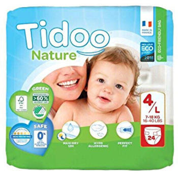 Tidoo Nature Size 4 (7-18 kg) 24 pcs