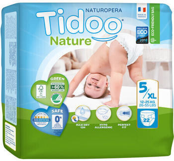 Tidoo Nature Size 5 (12-25 kg) 22 pcs