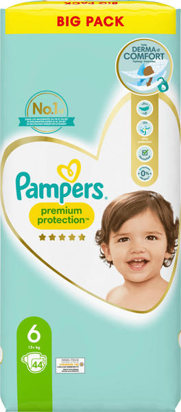 Pampers Premium Protection Size 6 (13-18 kg) 44 St.