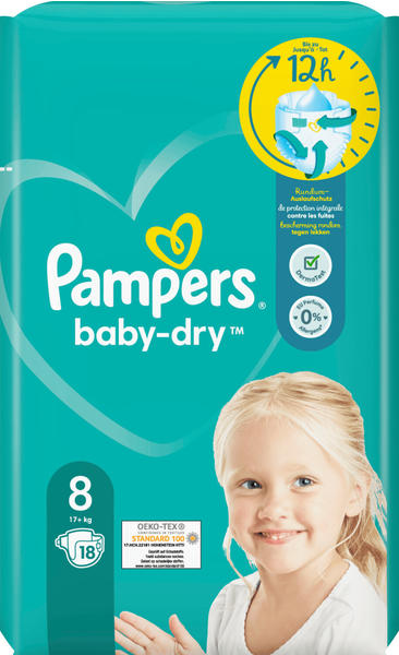 Pampers Baby Dry Gr. 8 (17+ kg) 18 St.