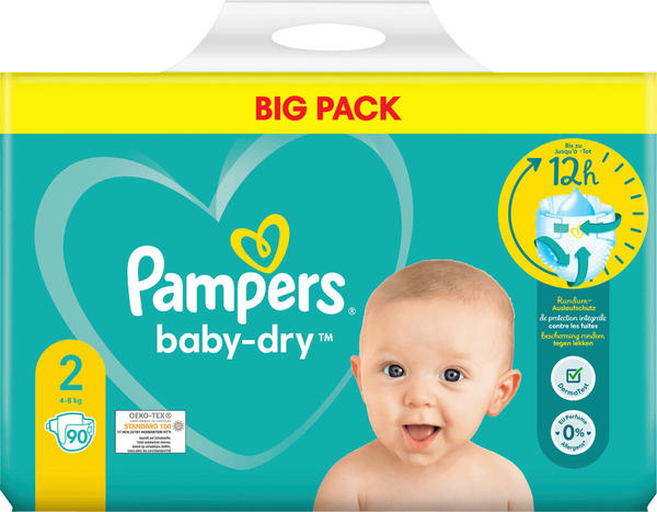Pampers Baby Dry Gr. 2 (4-8 kg) 90 St.