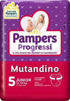Pampers Progessi Slip S.5 Junior (12-18 kg) 17 pcs.