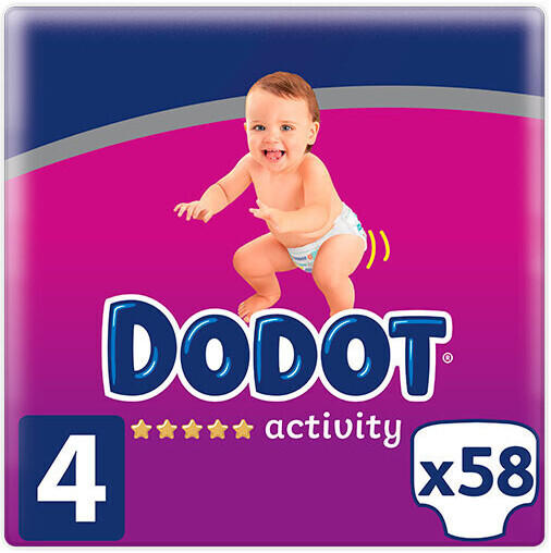 Dodot Activity size 4 (9 - 14 kg) 58 pcs.