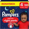 Pampers Baby Dry Night Pants Gr. 4 Windeln, 180 Stück, Monatsbox