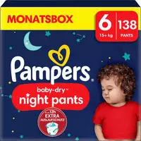 Pampers Night Windeln Pants Gr&ouml;&szlig;e 6 (15+kg) Baby-Dry 138 St